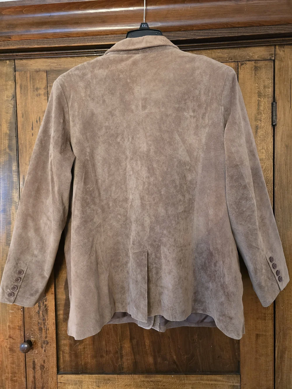Dialogue Women's Taupe Suede Blazer Jacket 20w - Picture 3 of 3